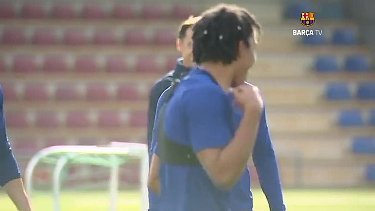 Xavi Hernández ya trabaja con los internacionales