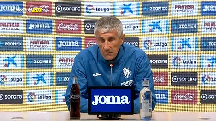 Setién: "Vamos a afrontar el partido contra la Real sabiendo lo que está en juego"