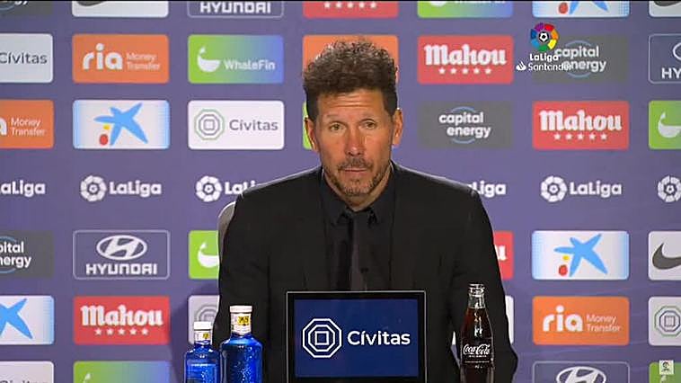 Simeone: "80 minutos de los mejores de la temporada"