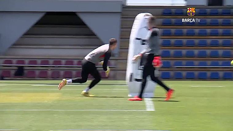 El Barça regresa al trabajo tras perder en Vallecas