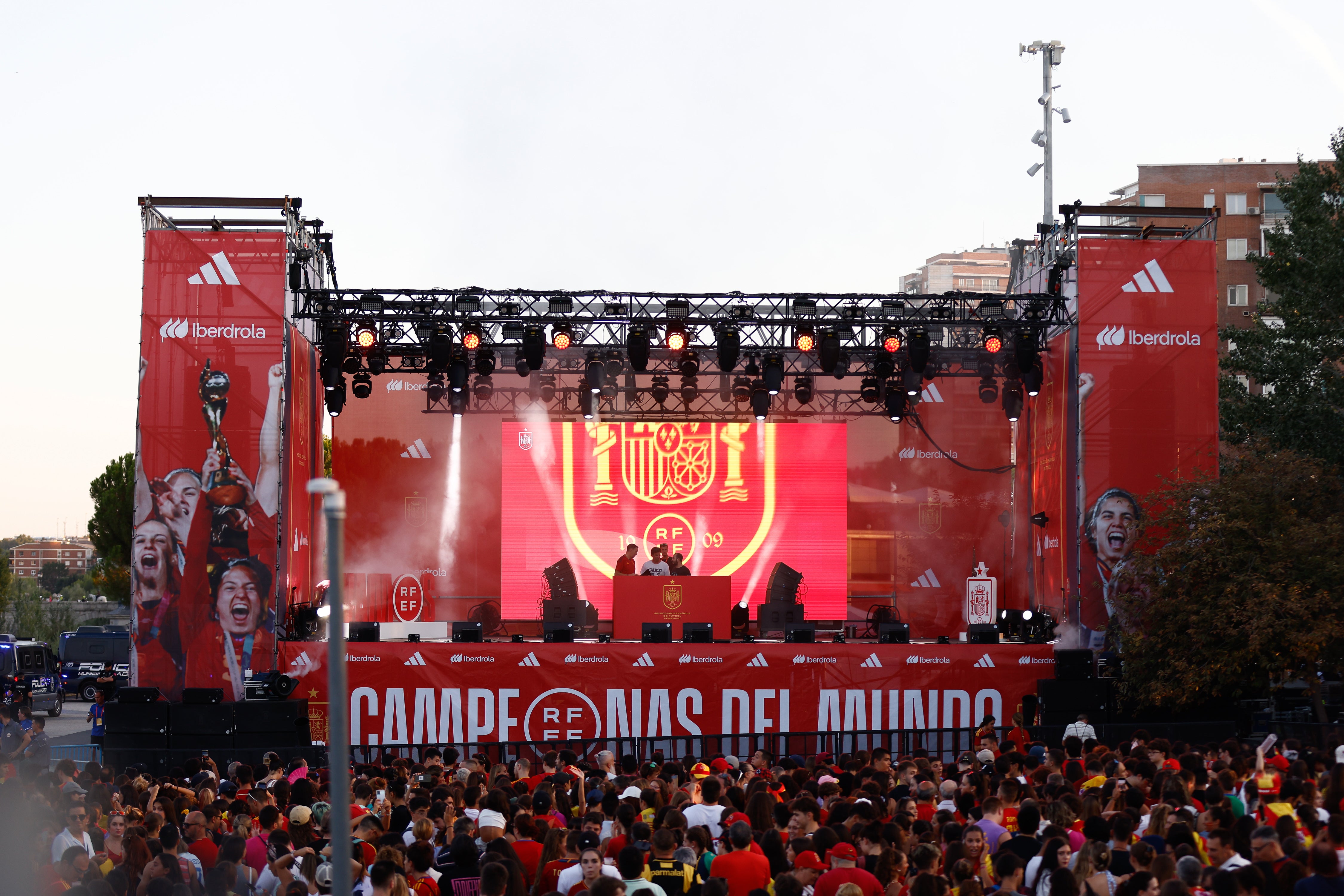 La celebración de las campeonas del mundo, en imágenes