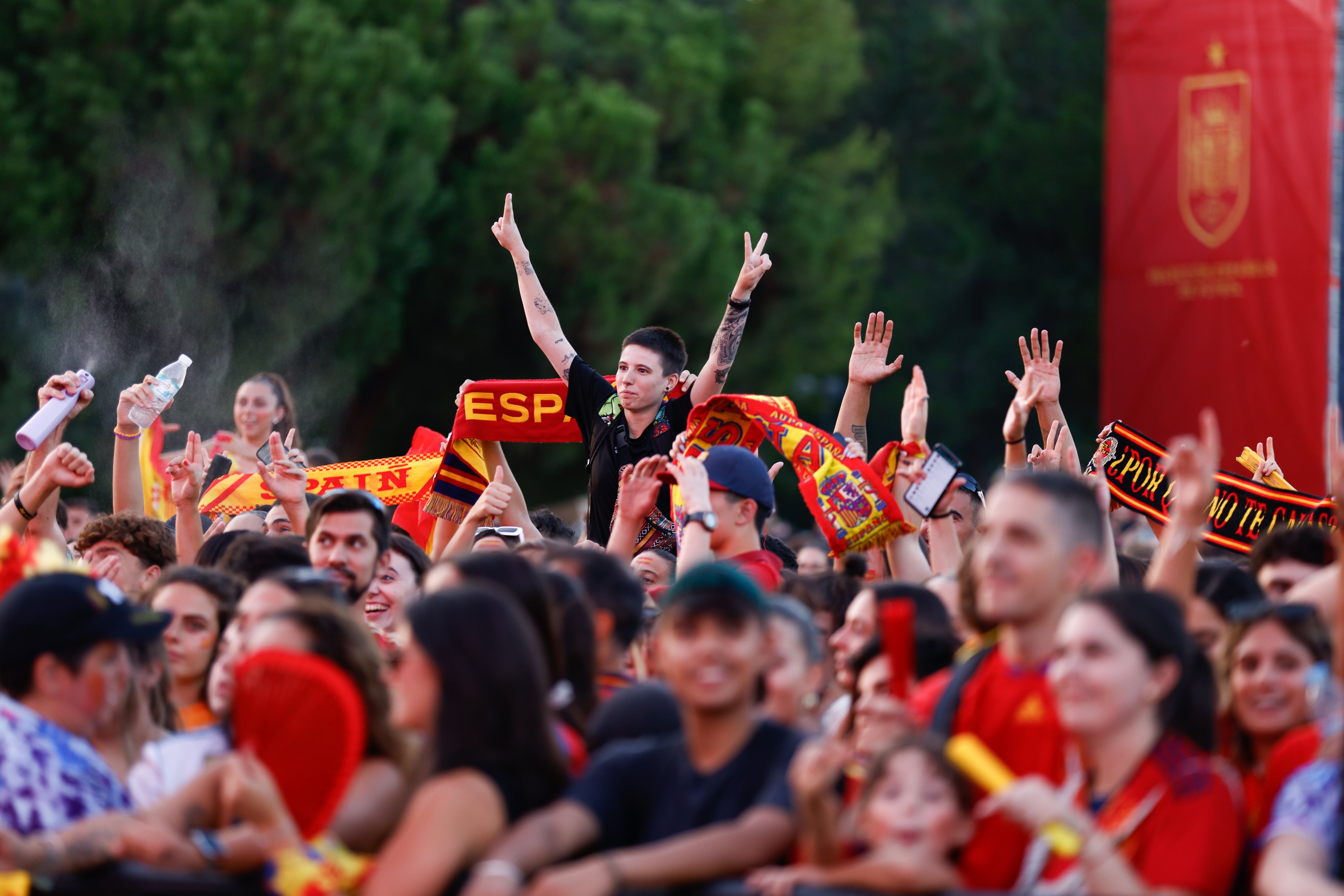 La celebración de las campeonas del mundo, en imágenes