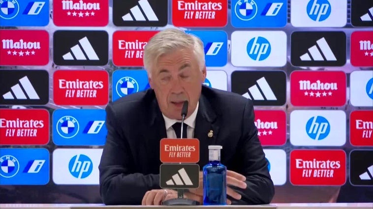 Ancelotti: "Endrick tiene un potencial muy grande; Valverde es insustituible"