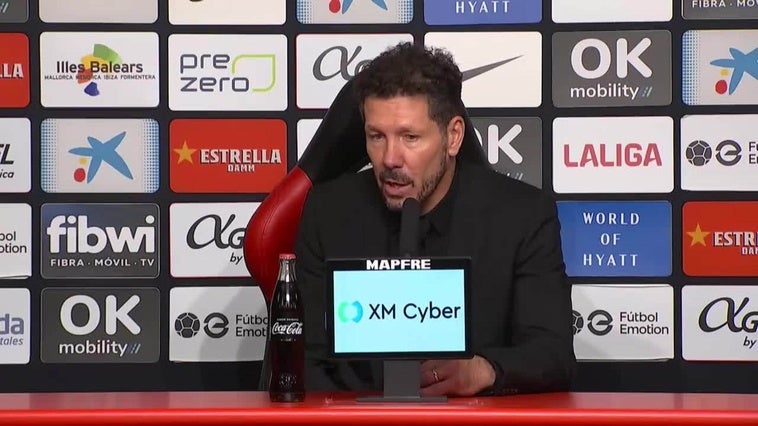 Simeone: "Julián tiene personalidad, jerarquía, humildad y gol"