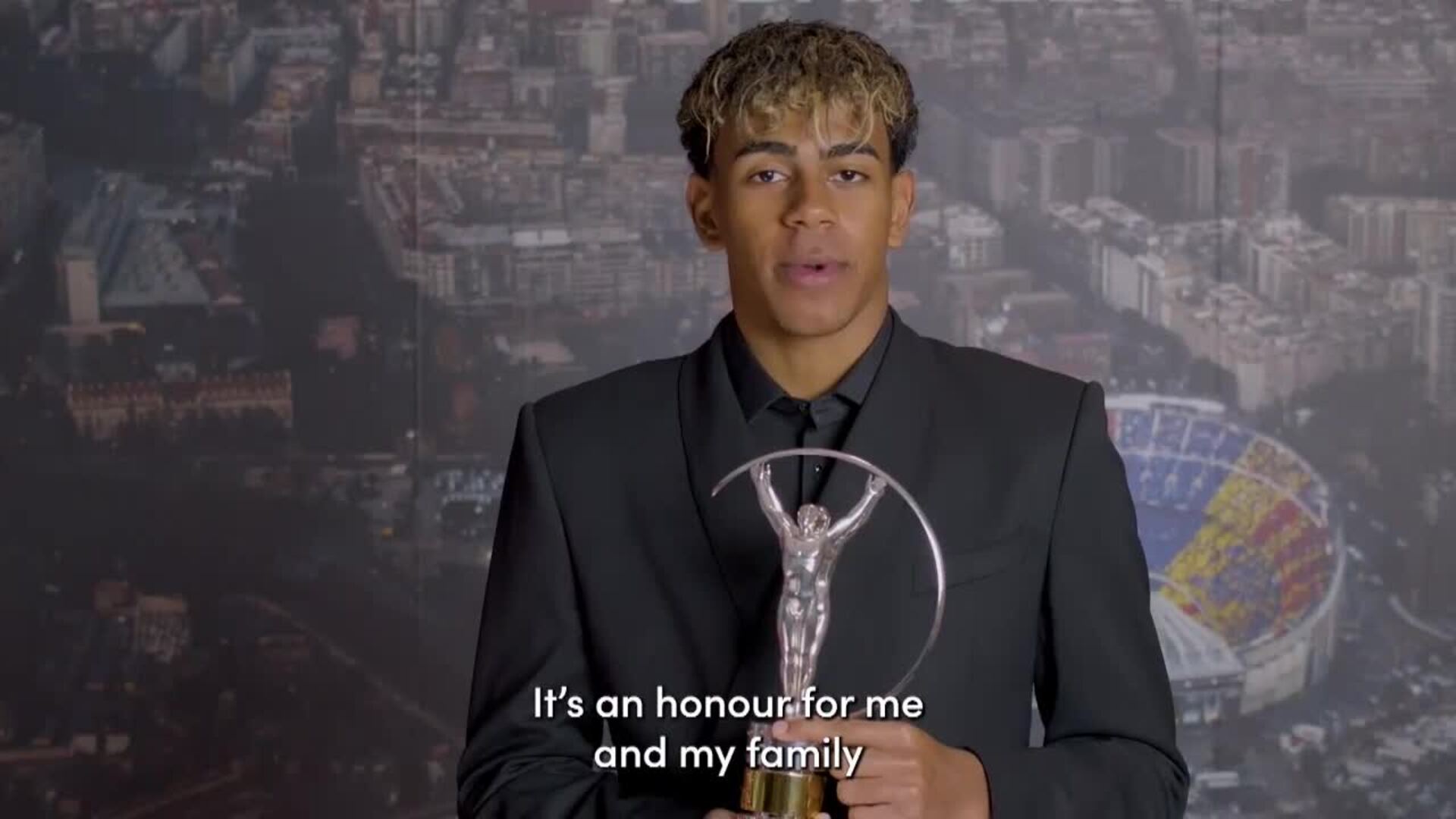 Lamine Yamal, premio Laureus a la irrupción mundial de 2024