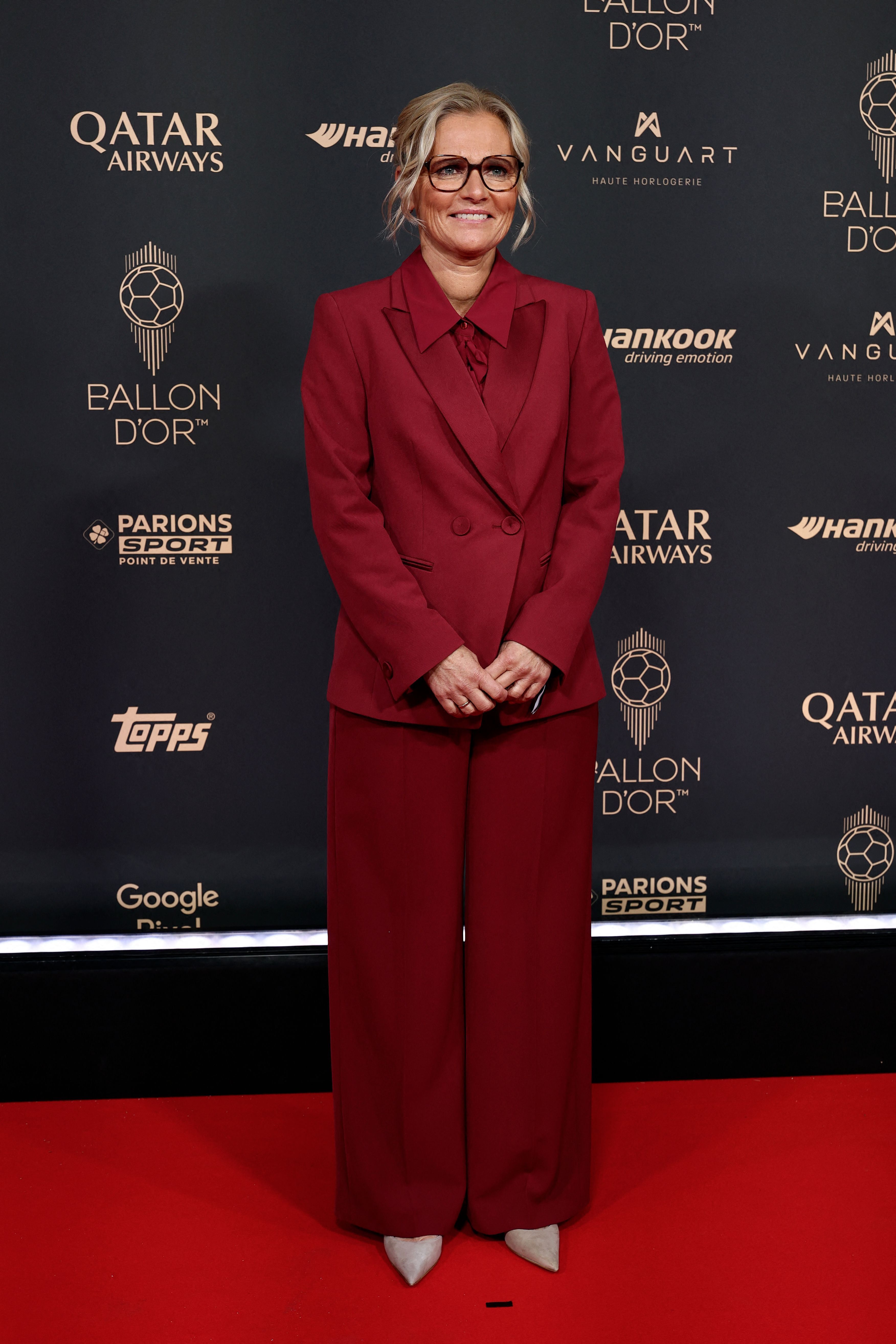 La entrenadora de la selección inglesa femenina, Sarina Wiegman.