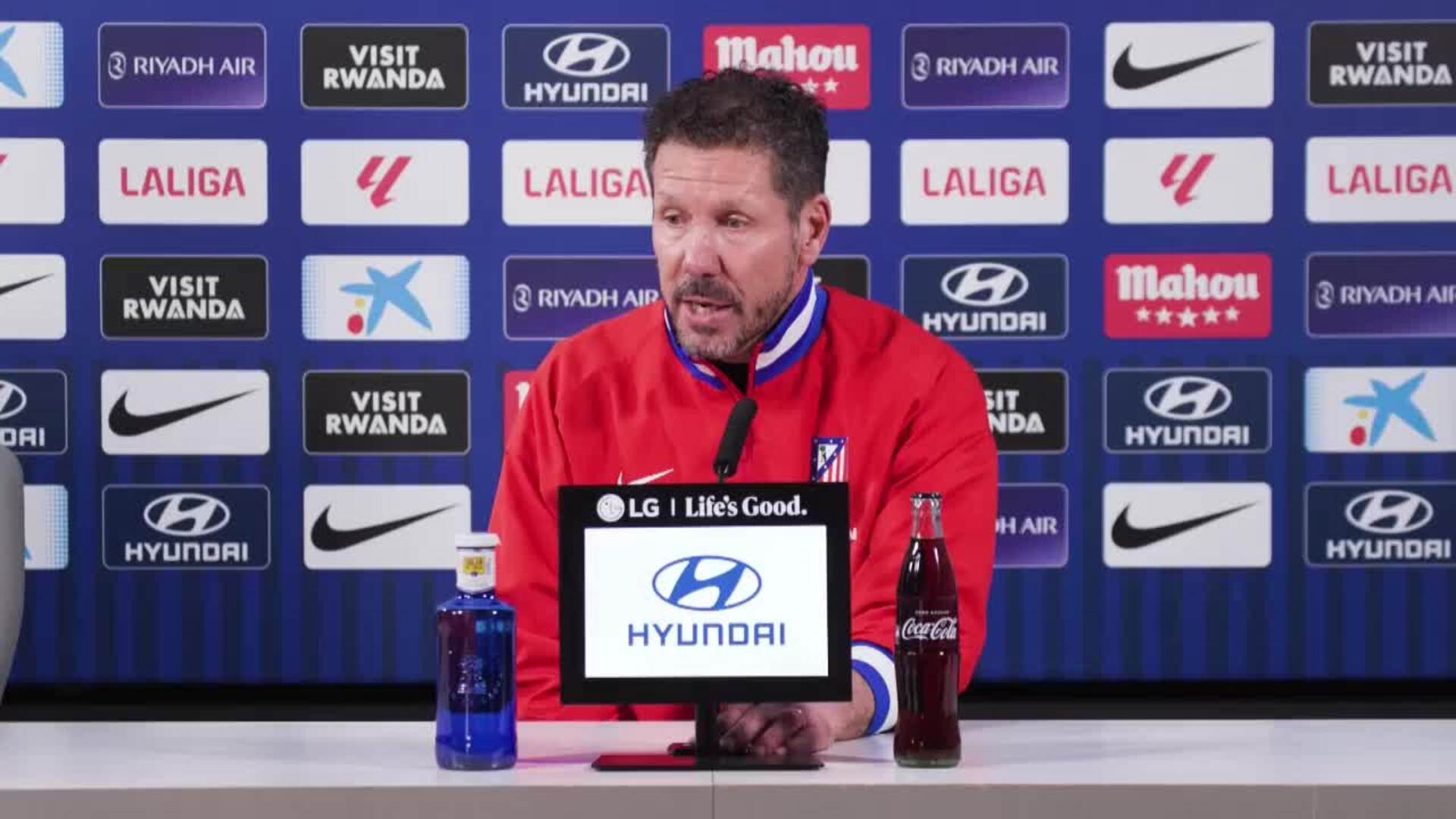 Simeone: “Creo que Julián Alvarez hizo 39 goles desde que llegó…”