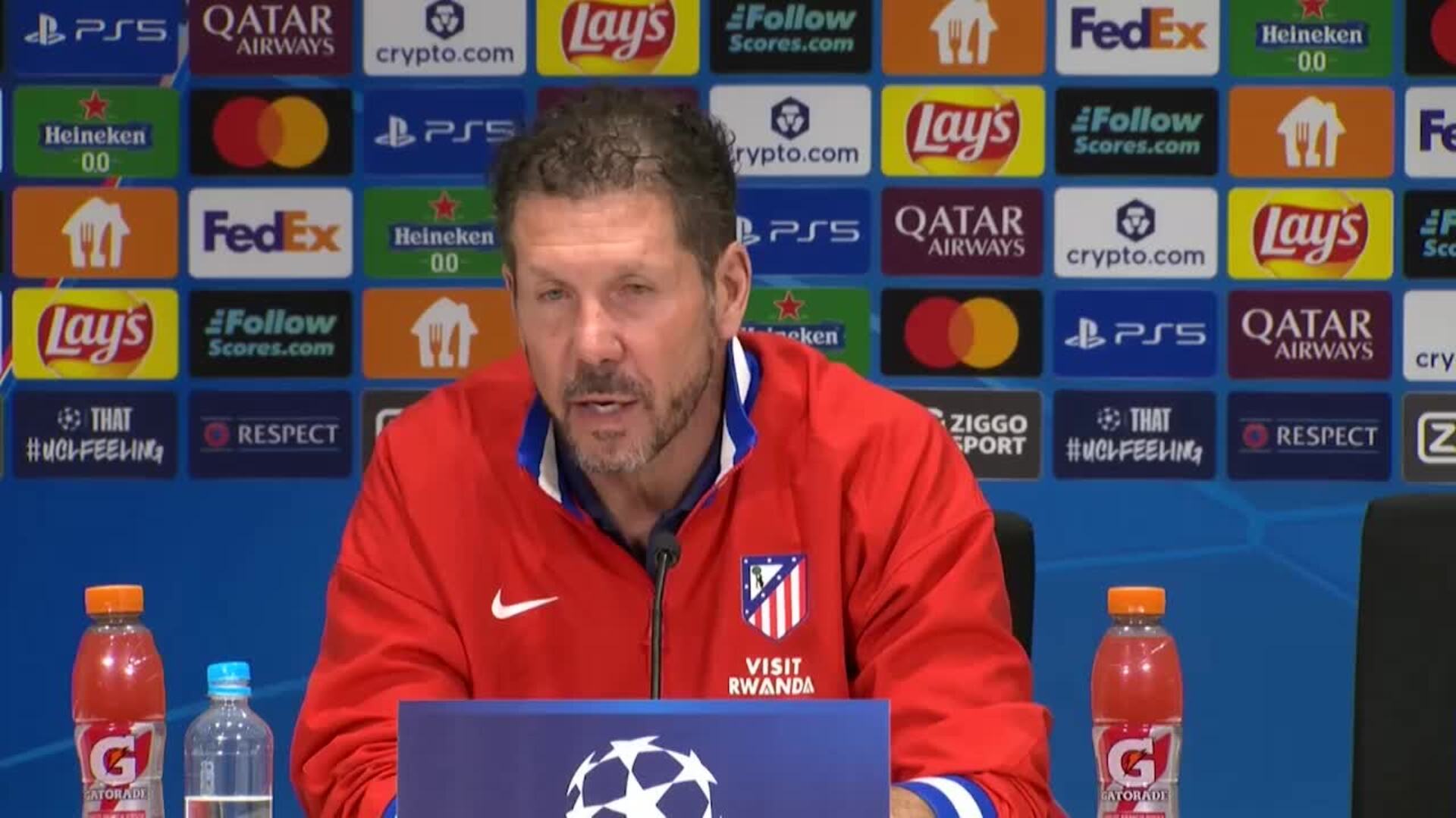 Simeone: “La contundencia es clave fuera de casa”