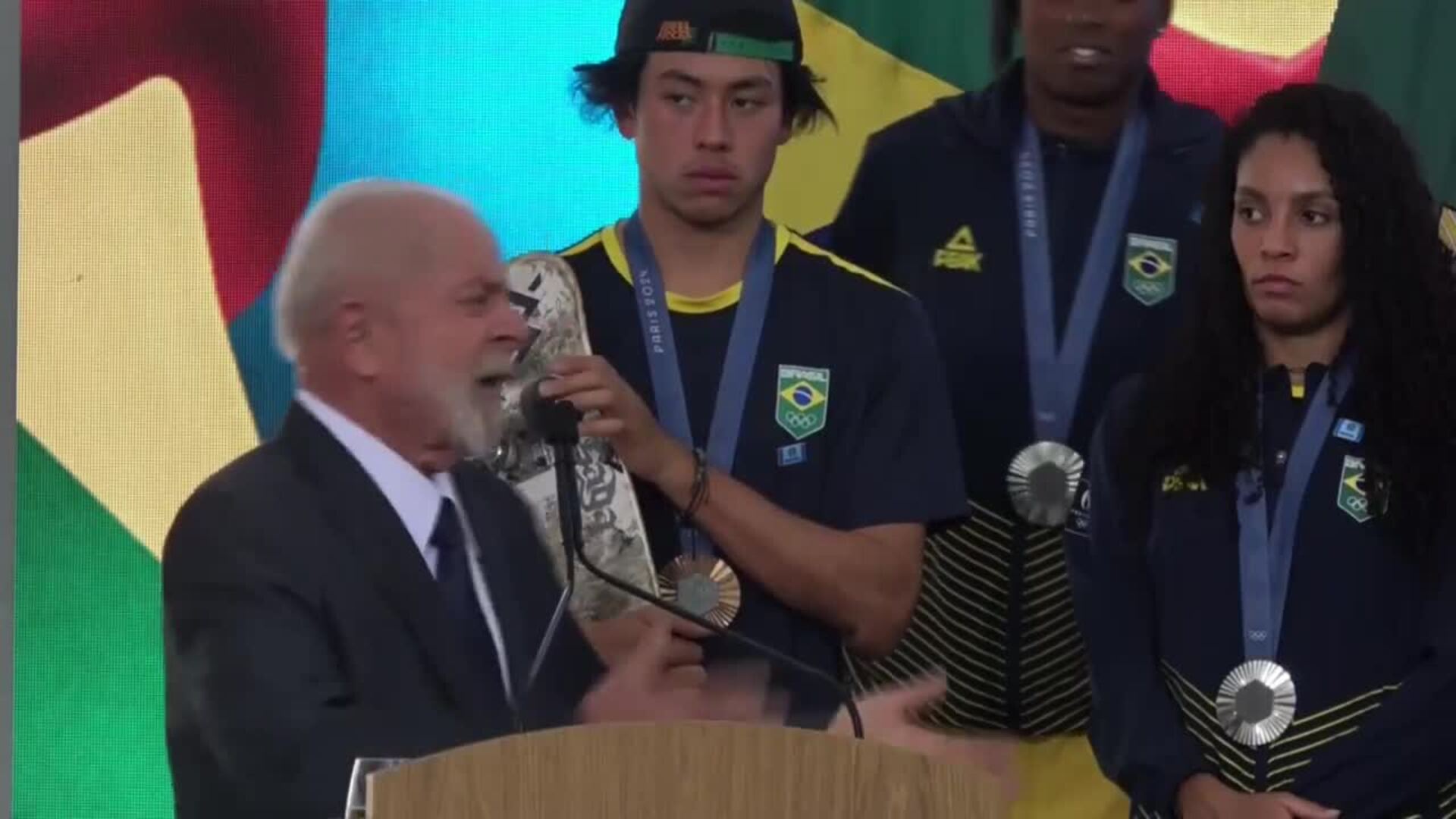 Lula homenajea a los medallistas olímpicos de Brasil