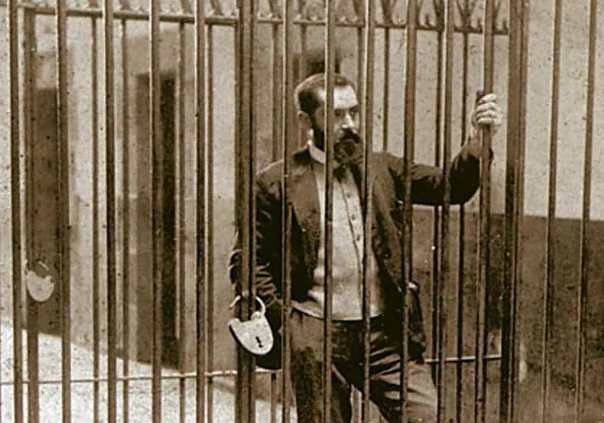 Sabino Arana en prisión (1895)