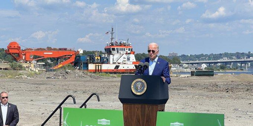 Biden visits the Iberdrola facilities in the United States accompanied by Ignacio Galán