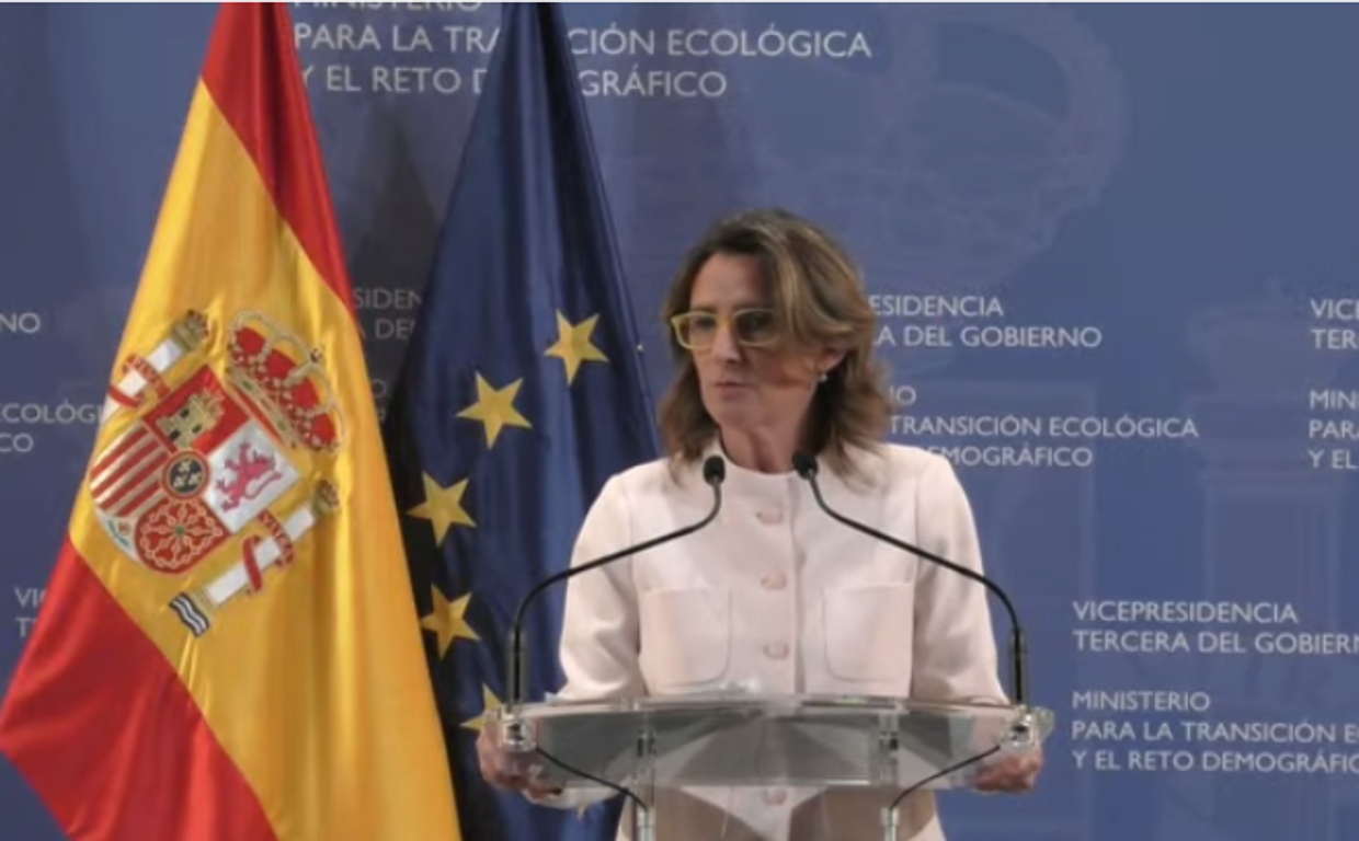 La ministra Teresa Ribera