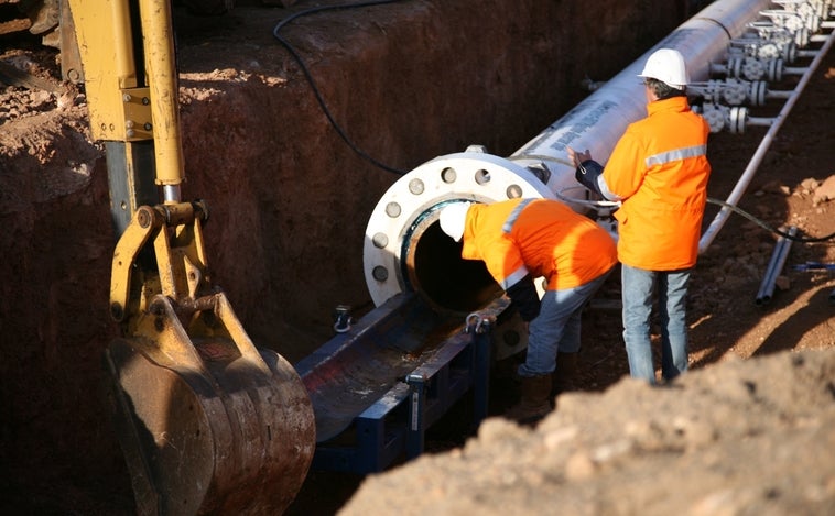 Una avería reduce la entrada de gas argelino a España durante unas horas