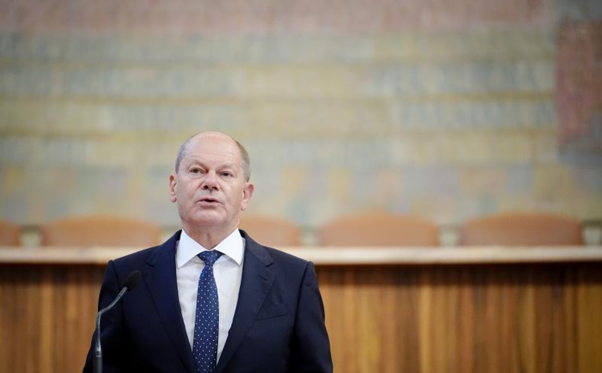 El canciller alemán, Olaf Scholz