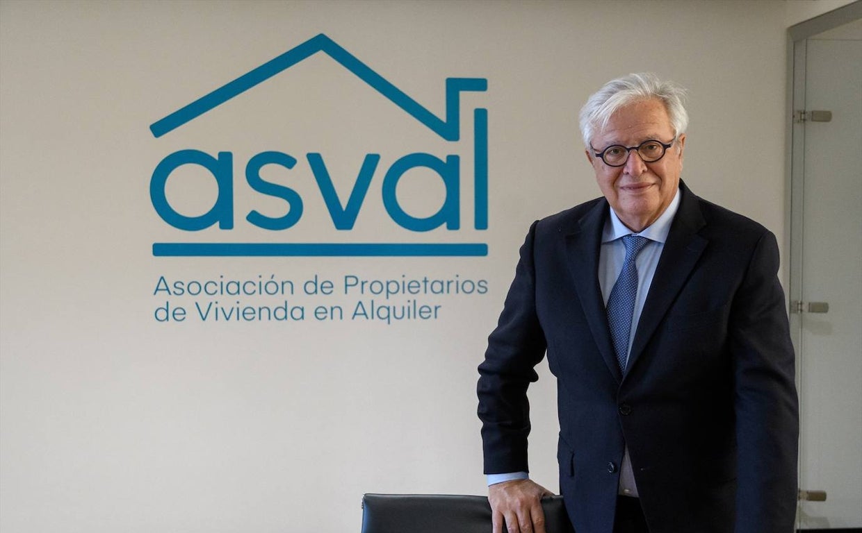 El presidente de la Asociación de Propietarios de Vivienda de Alquiler (Asval), Joan Clos