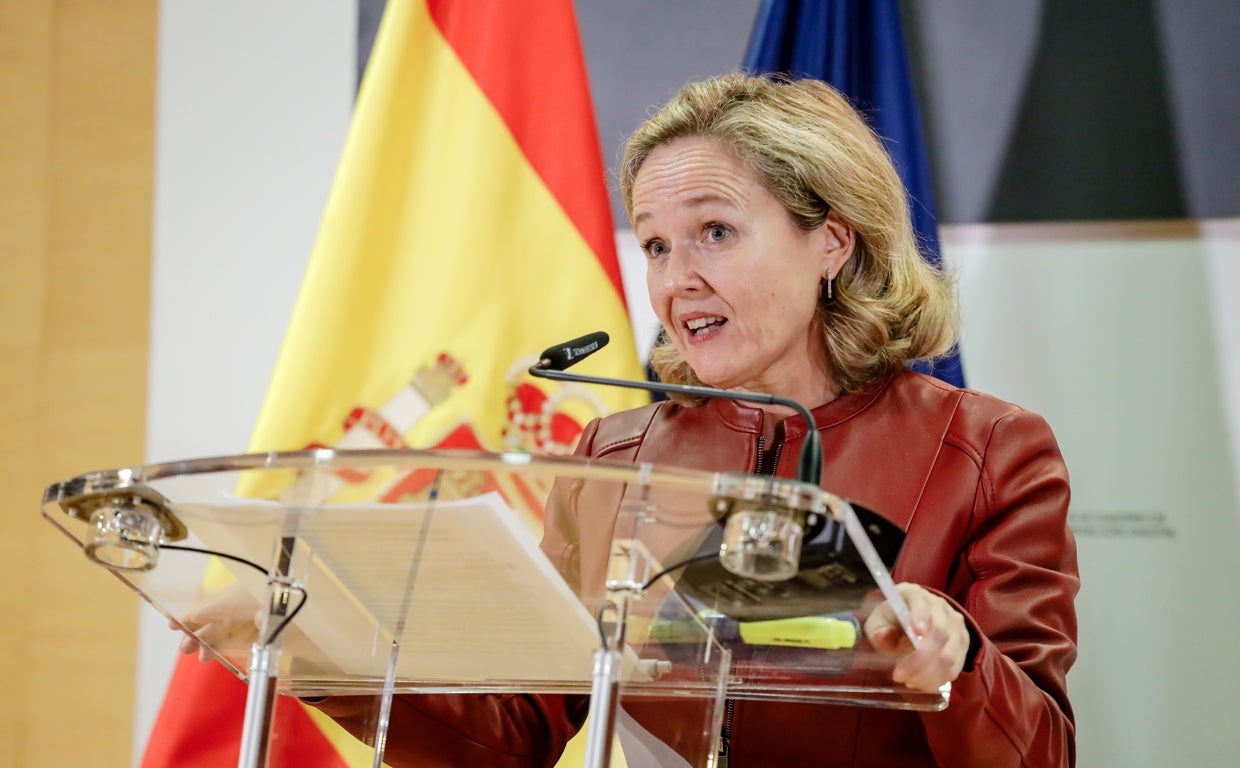 La vicepresidenta primera del Gobierno y ministra de Economía, Nadia Calviño