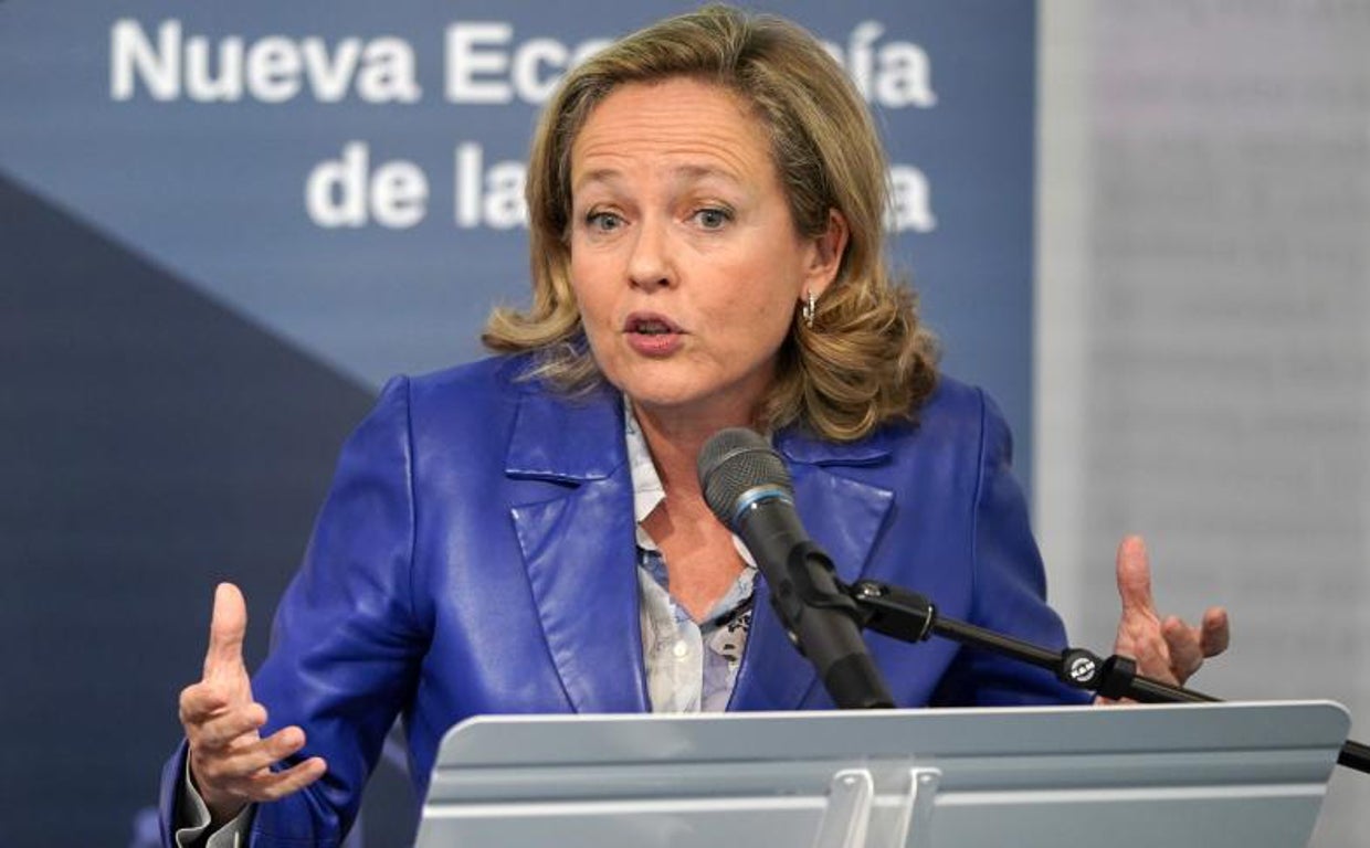 La vicepresidenta económica del Gobierno, Nadia Calviño