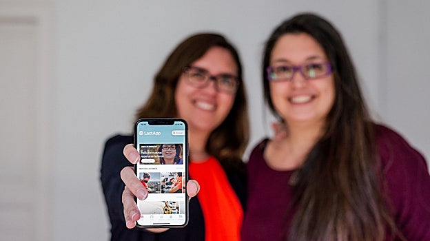María Berruezo y Alba Padró, cofundadoras de LactApp
