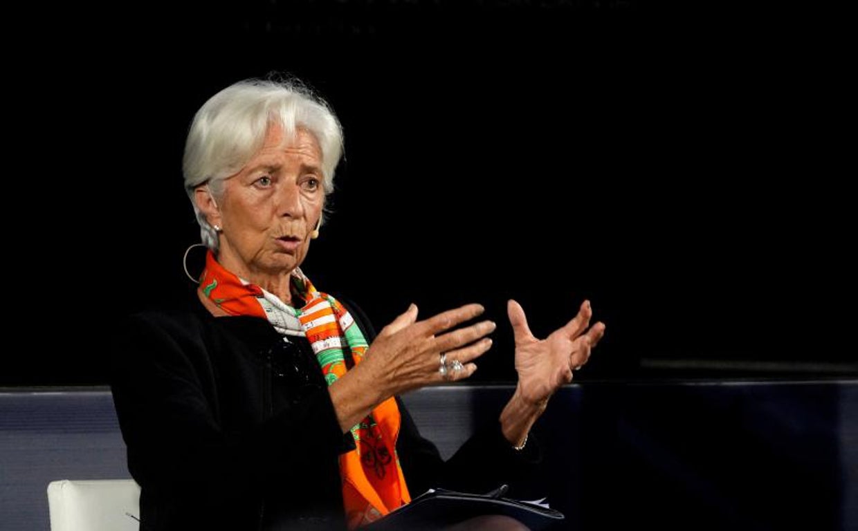 Christine Lagarde, presidenta del BCE