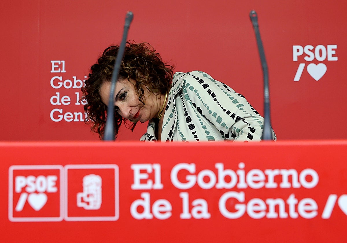 La ministra de Hacienda, María Jesús Montero