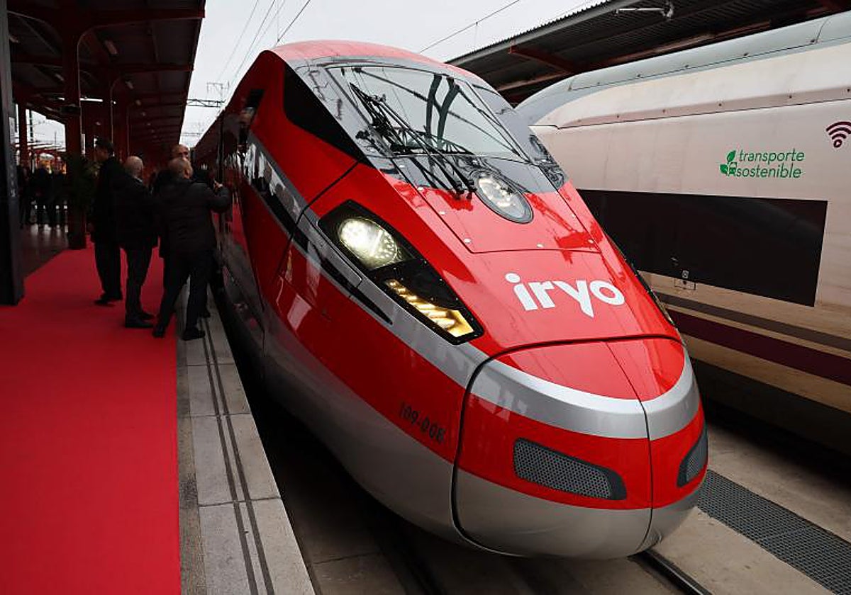 Inauguración de la ruta Madrid-Valencia de la nueva operadora ferroviaria, Iryo