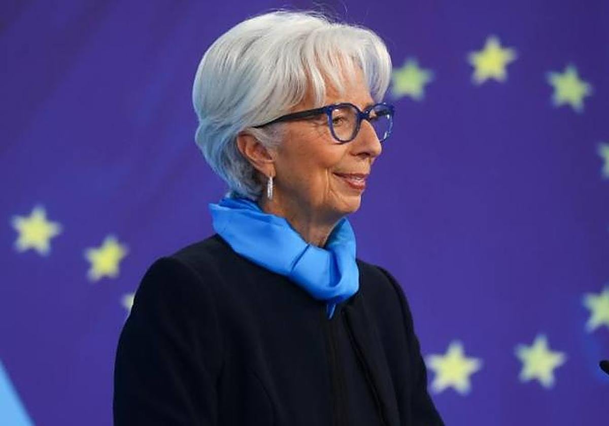 La presidenta del BCE, Christine Lagarde