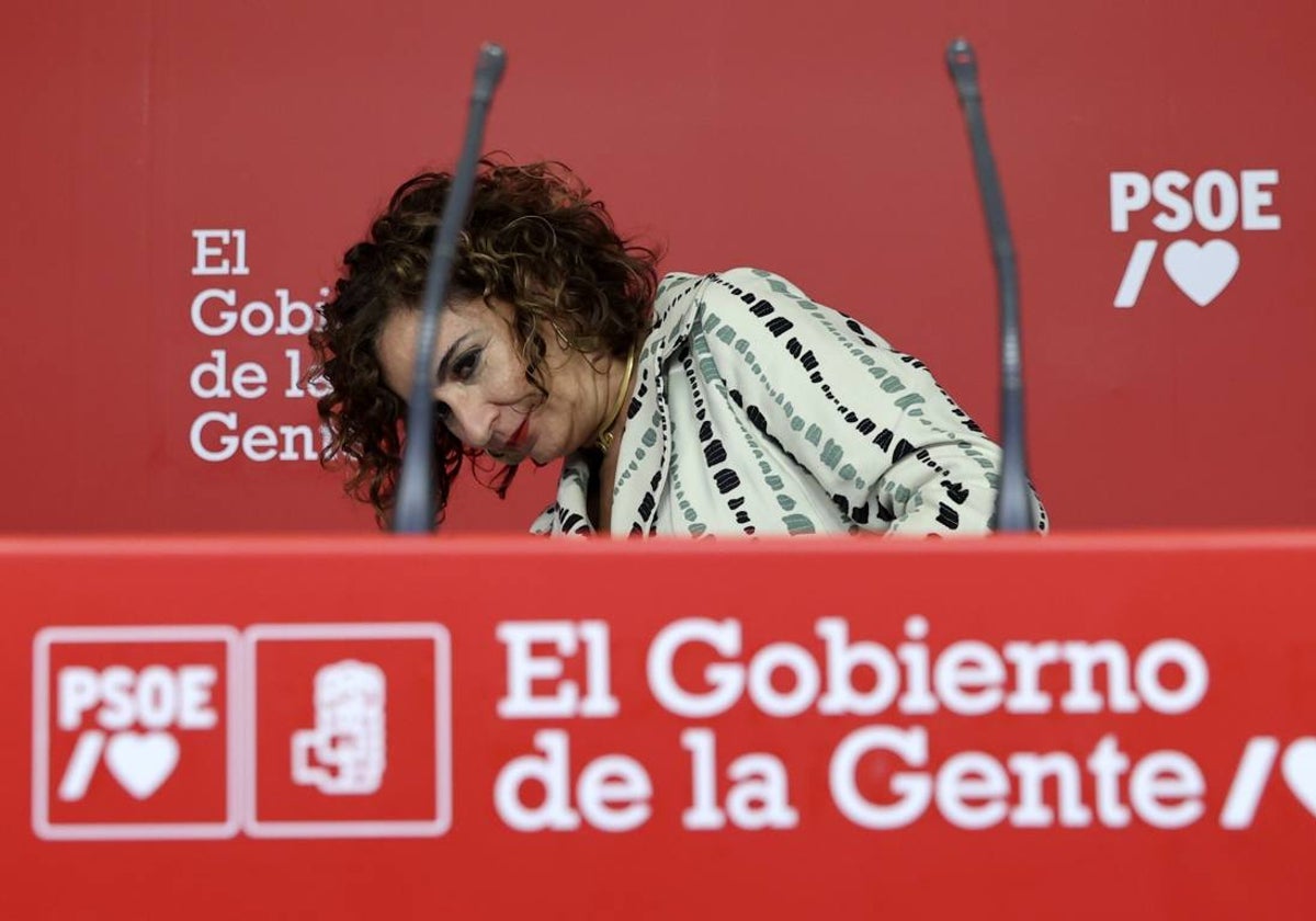 La ministra de Hacienda, María Jesús Montero