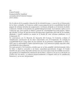 Imagen - La respuesta parlamentaria de Paolo Gentiloni