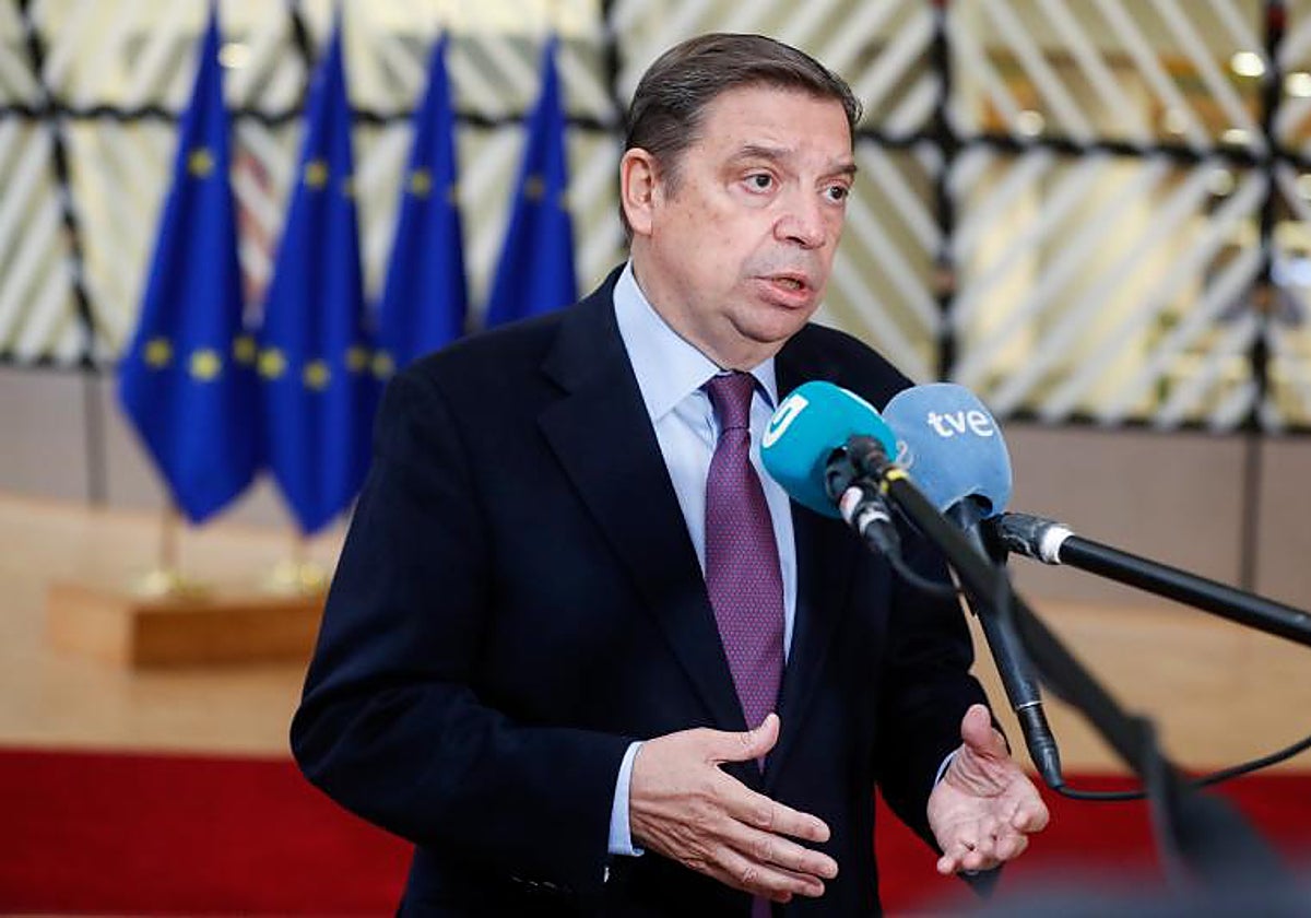 Luis Planas, ministro de Agricultura, Pesca y Alimentación en Bruselas