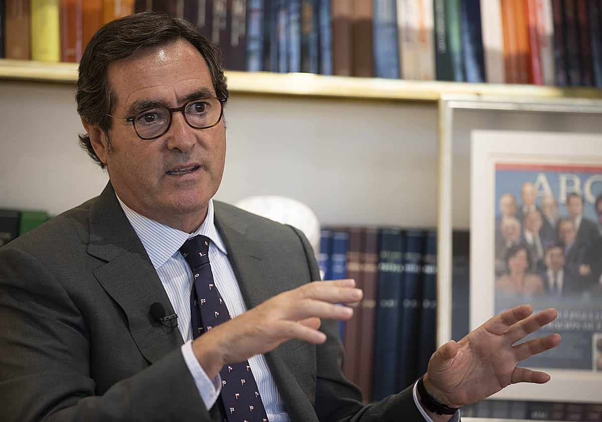 Antonio Garamendi, presidente de la CEOE