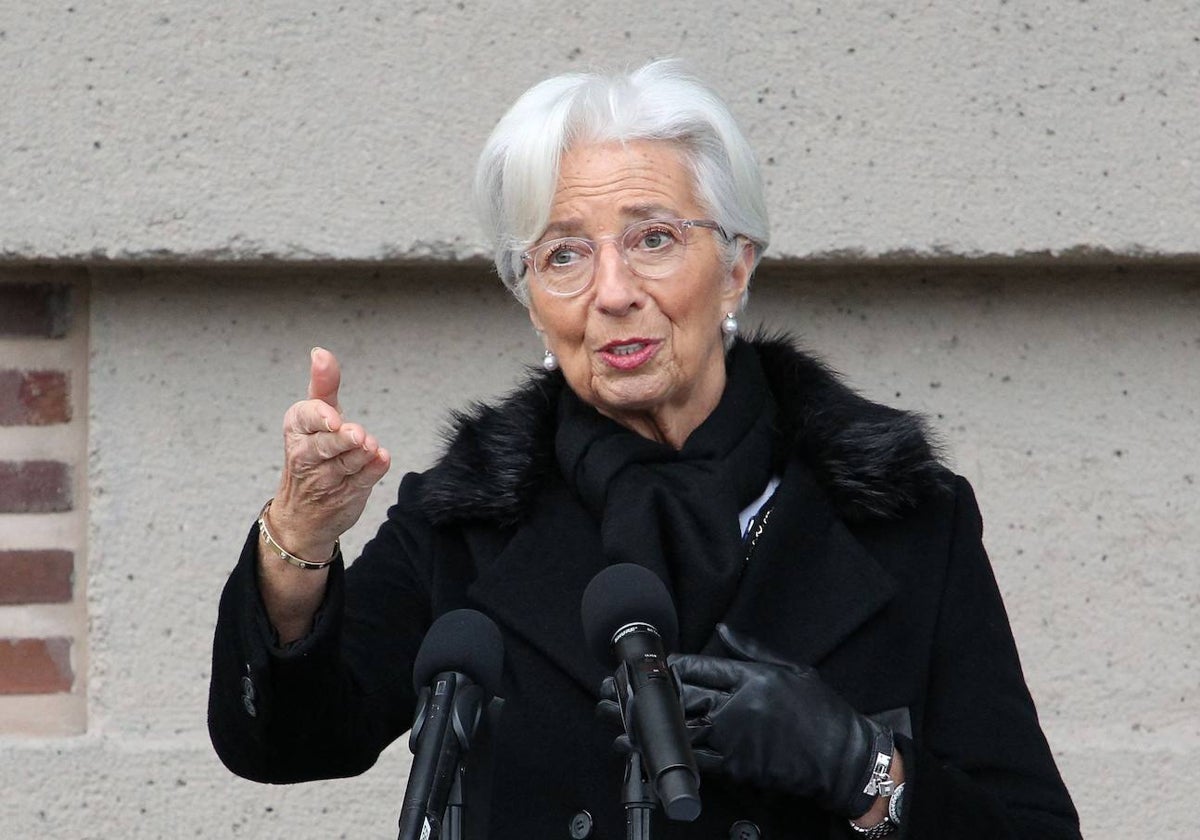 Christine Lagarde, presidenta del BCE