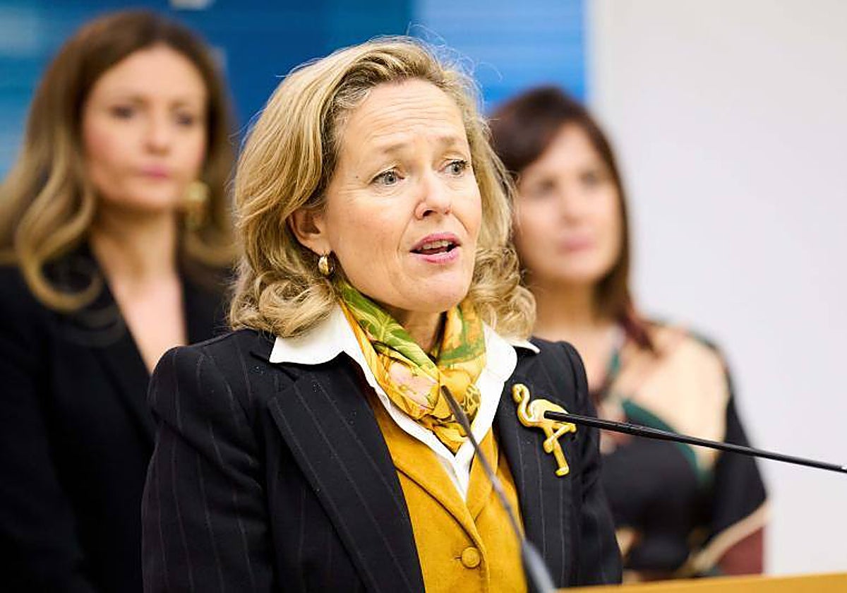 La vicepresidenta primera del Gobierno y ministra de Asuntos Económicos, Nadia Calviño