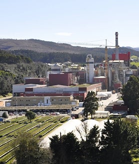 Imagen secundaria 2 - iIIiImagen superior: La fábrica de Heinken en Sevilla donde se instalará una planta termosolar. Sobre estas líneas: izquierda, factoria de cemento de Carboneras donde se construirá una planta de captura de CO2 y, derecha, fábrica de celulosa de ENDE en Navia que utiliza lignina y restos de biomasa como combustible