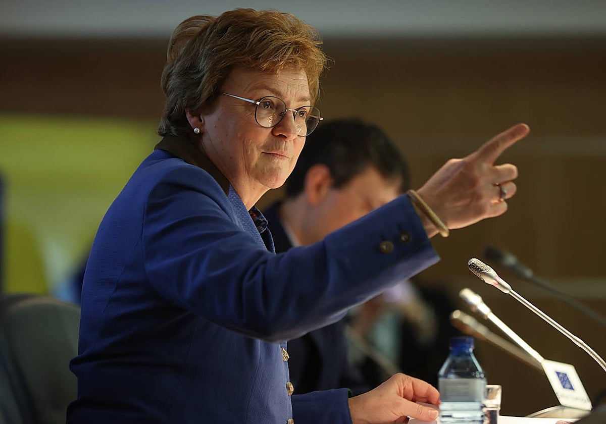 Monika Hohlmeier, jefa de la misión europea que vino a España por los fondos