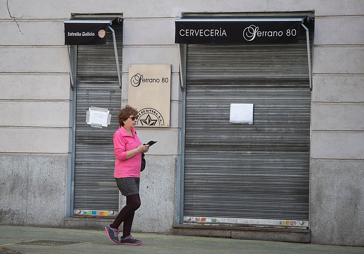 Establecimiento de hostelería cerrado