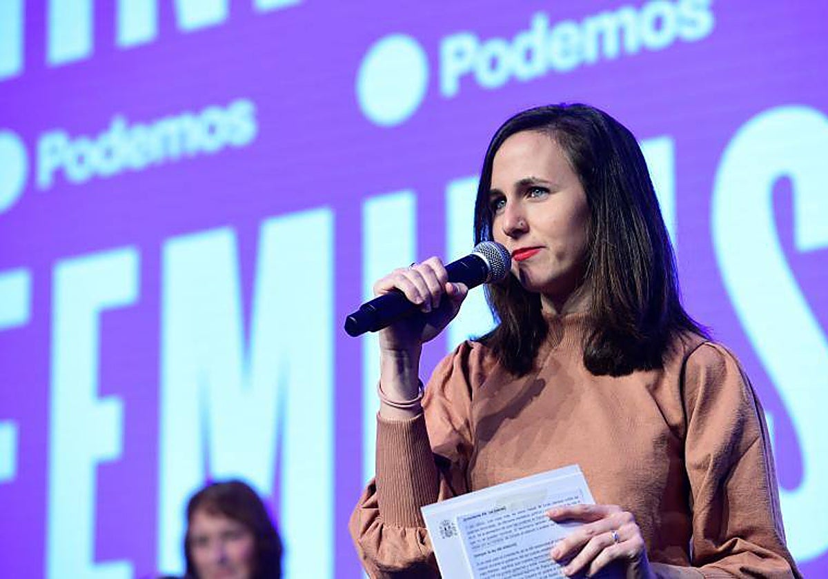 La ministra de Derechos Sociales y Agenda 2030, Ione Belarra