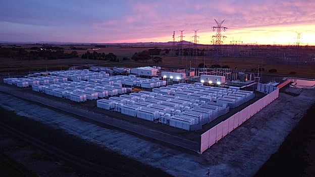 La instalación Victorian Big Battery, en Victoria, Australia