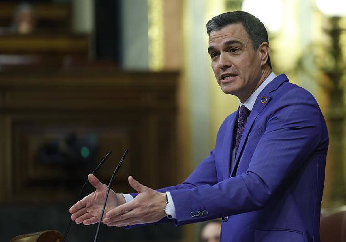 El presidente del Gobierno, Pedro Sánchez