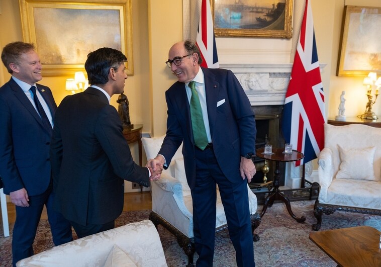 Galán se reúne con el primer ministro británico y ratifica su apuesta por la eólica marina en el Reino Unido