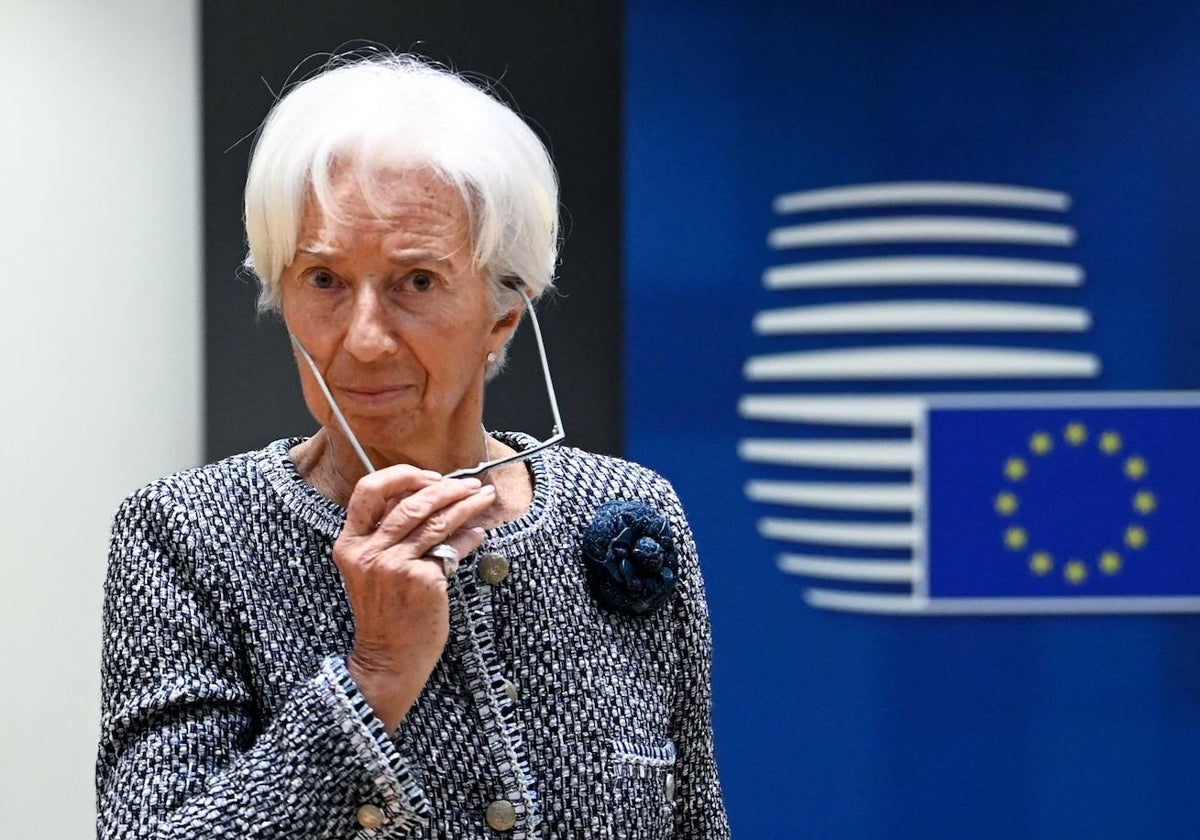 La presidenta del BCE, Christine Lagarde