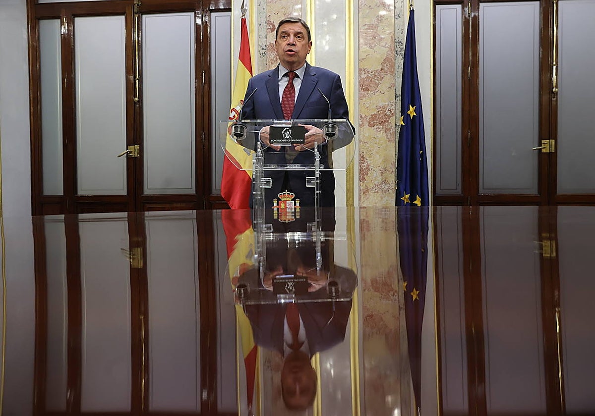 El ministro de Agricultura, Pesca y Alimentación, Luis Planas