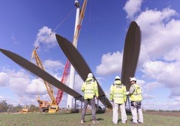 Ucrania pone en marcha un nuevo parque eólico en medio de la guerra y a pocos kilómetros del frente de combate