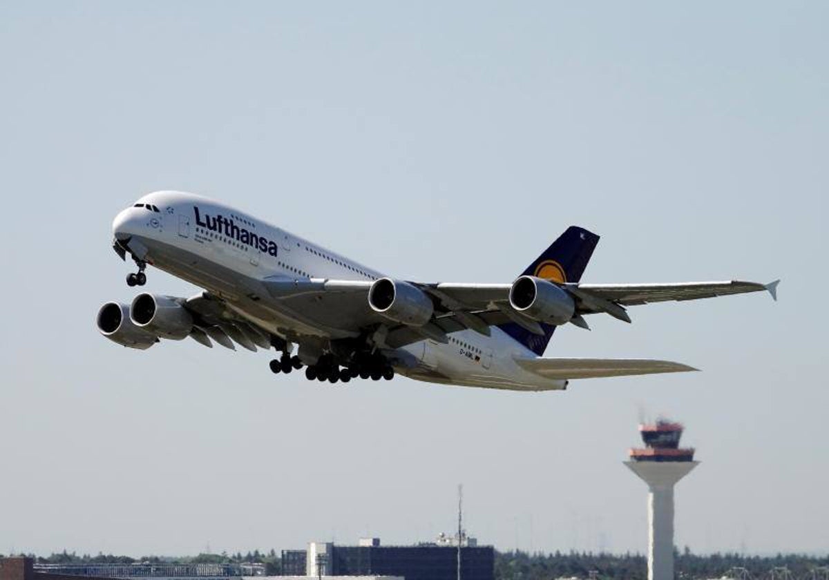 Avión de Lufthansa