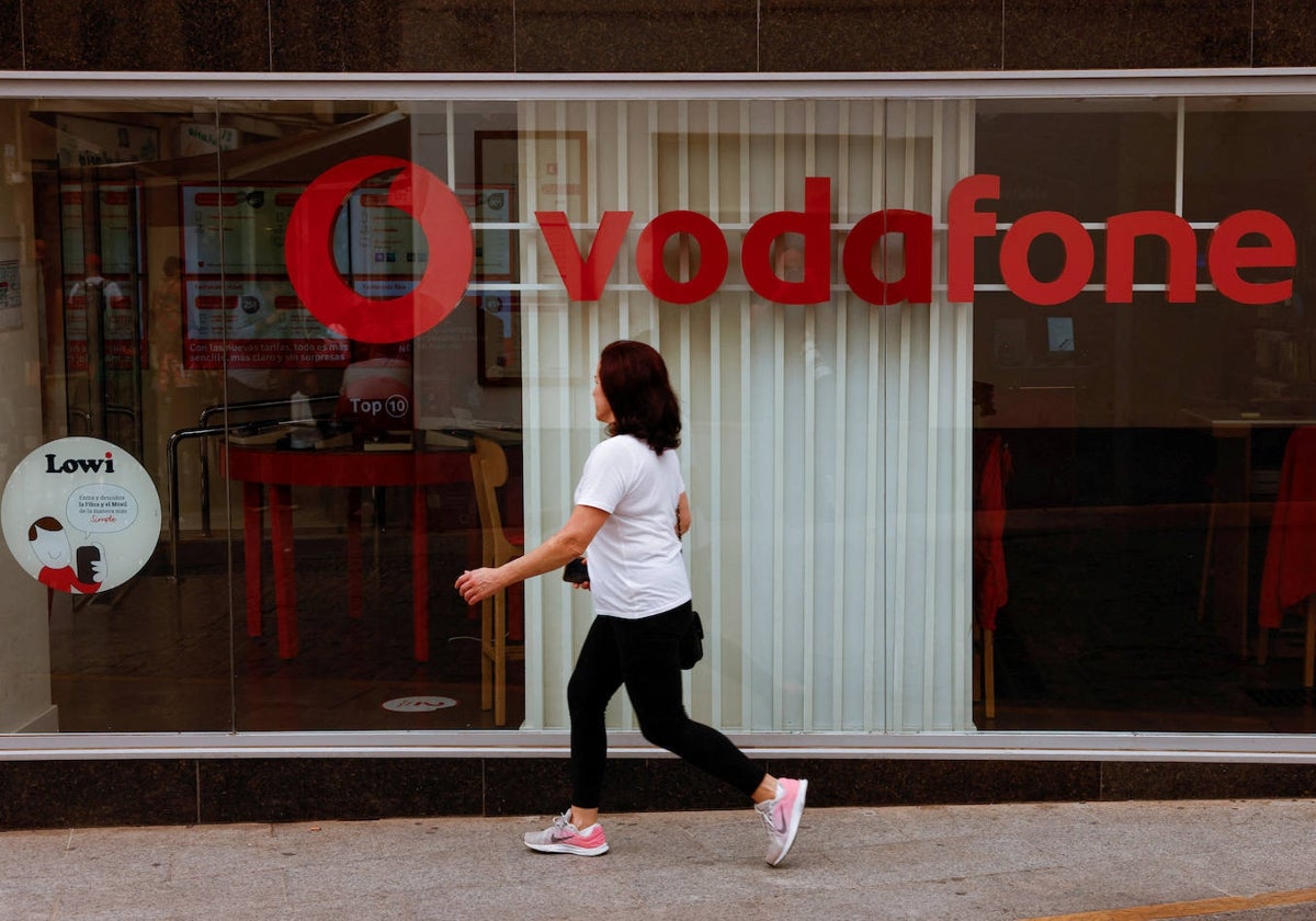 Una tienda de Vodafone en Ronda