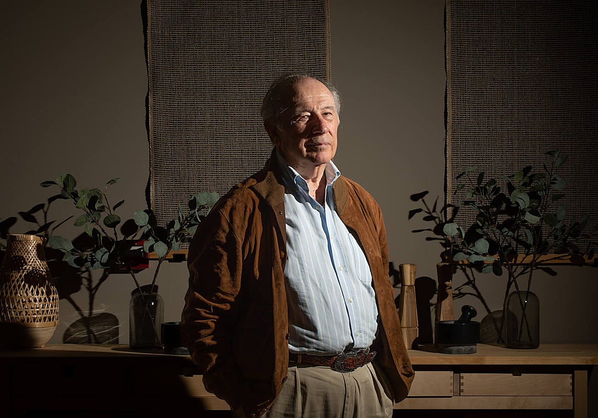 Rodrigo Rato, antes de la entrevista con ABC