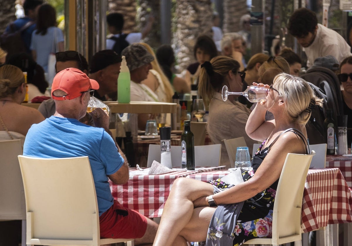 La terraza de un local hostelero en Alicante