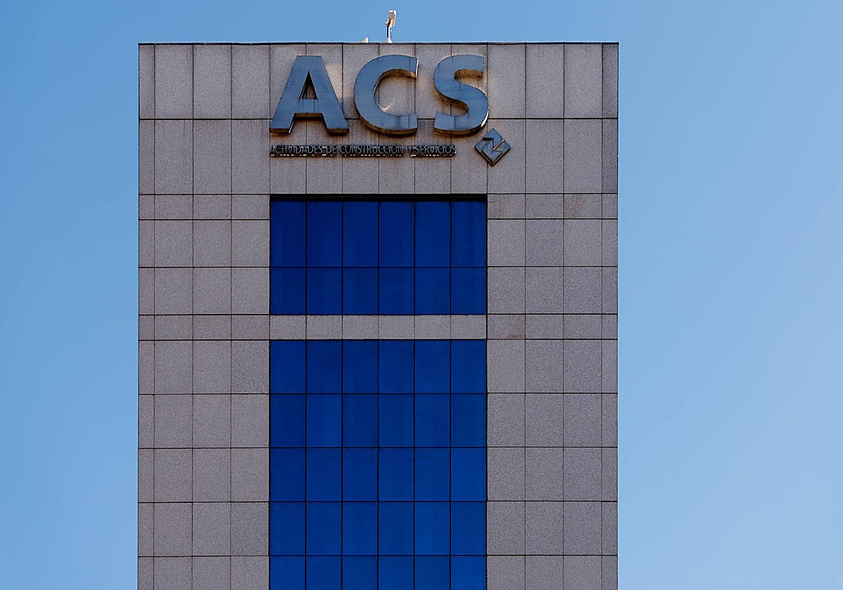 Fachada de la sede de ACS