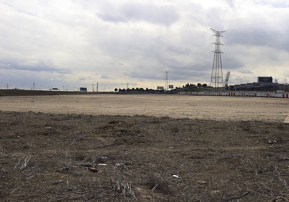 Terreno donde se planea realizar el festival Mad Cool, en el barrio de Villaverde