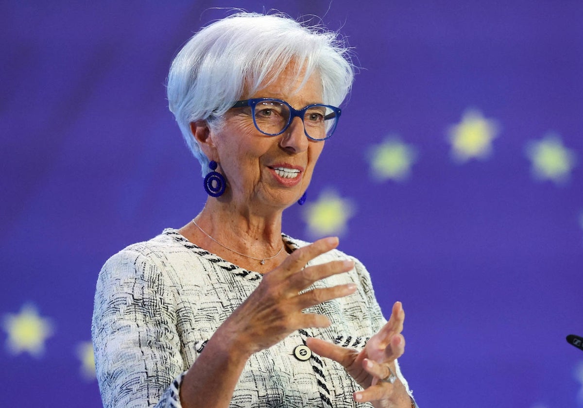 La presidenta del Banco Central Europeo, Christine Lagarde