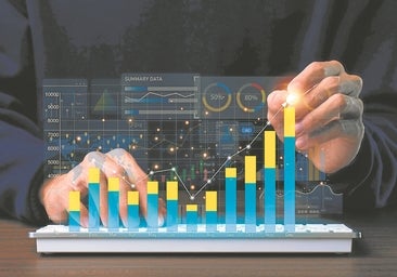 La inteligencia artificial vuela en la bolsa entre sombras de burbuja